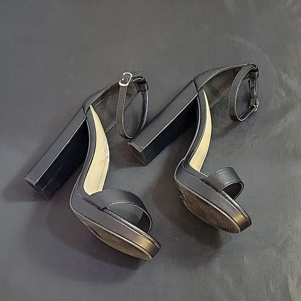 BRAND NEW WILD DIVA WOMEN'S ANKLE STRAP PLATFORM CHUNKY HEELS HEELED SANDALS